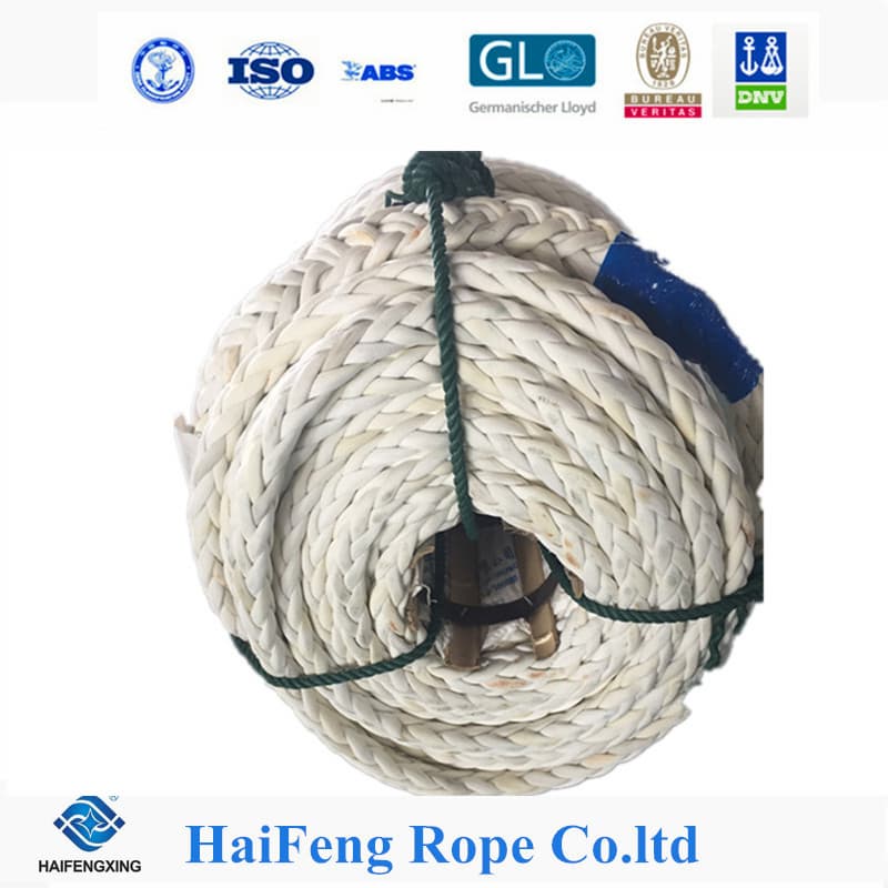 High resistance 12 strand HMPE rope with coating_UHMPE Rope